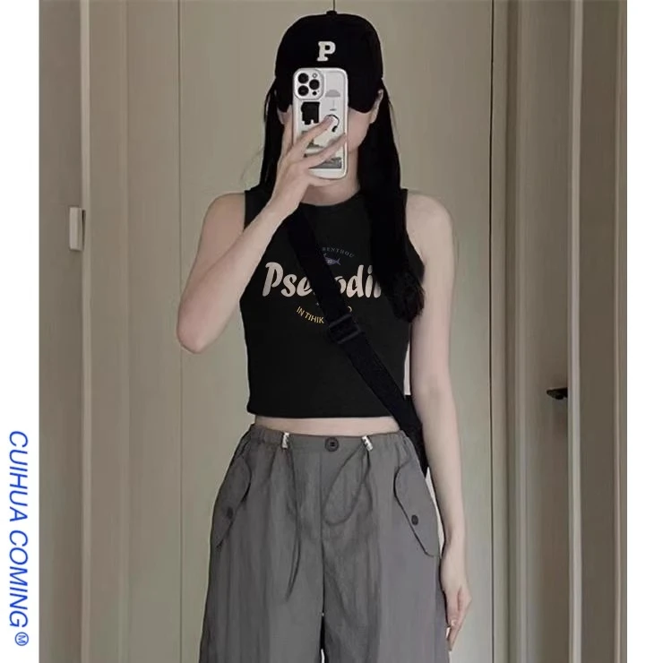 美式小背心外穿女夏季新款小众显瘦辣妹内搭小吊带高级感无袖上衣