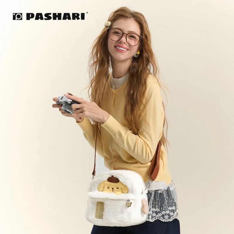 【布丁狗限定款】佳能r50相机包富士索尼拍立得斜跨相机收纳包可爱