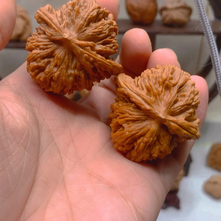 吊坠文玩核桃41飞棱楼子打完底了