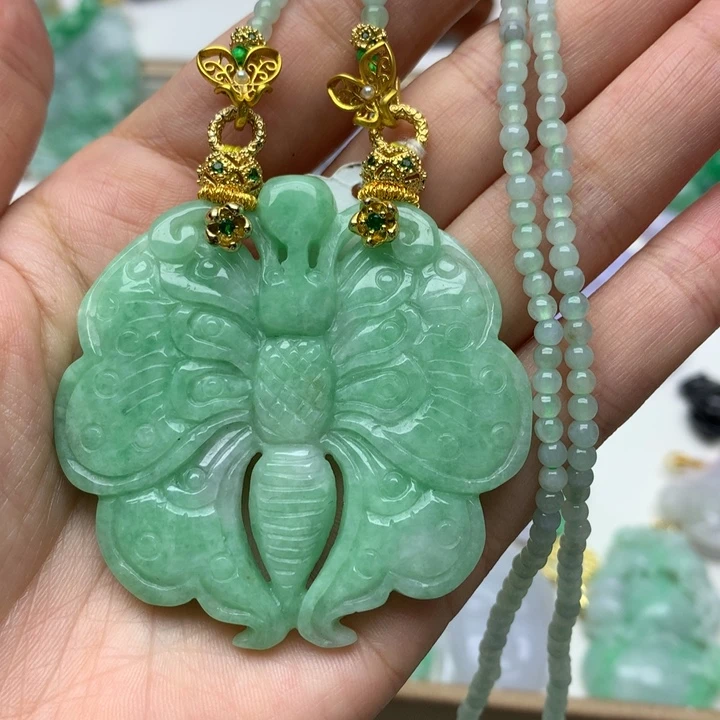 颈饰未镶嵌翡翠翡翠