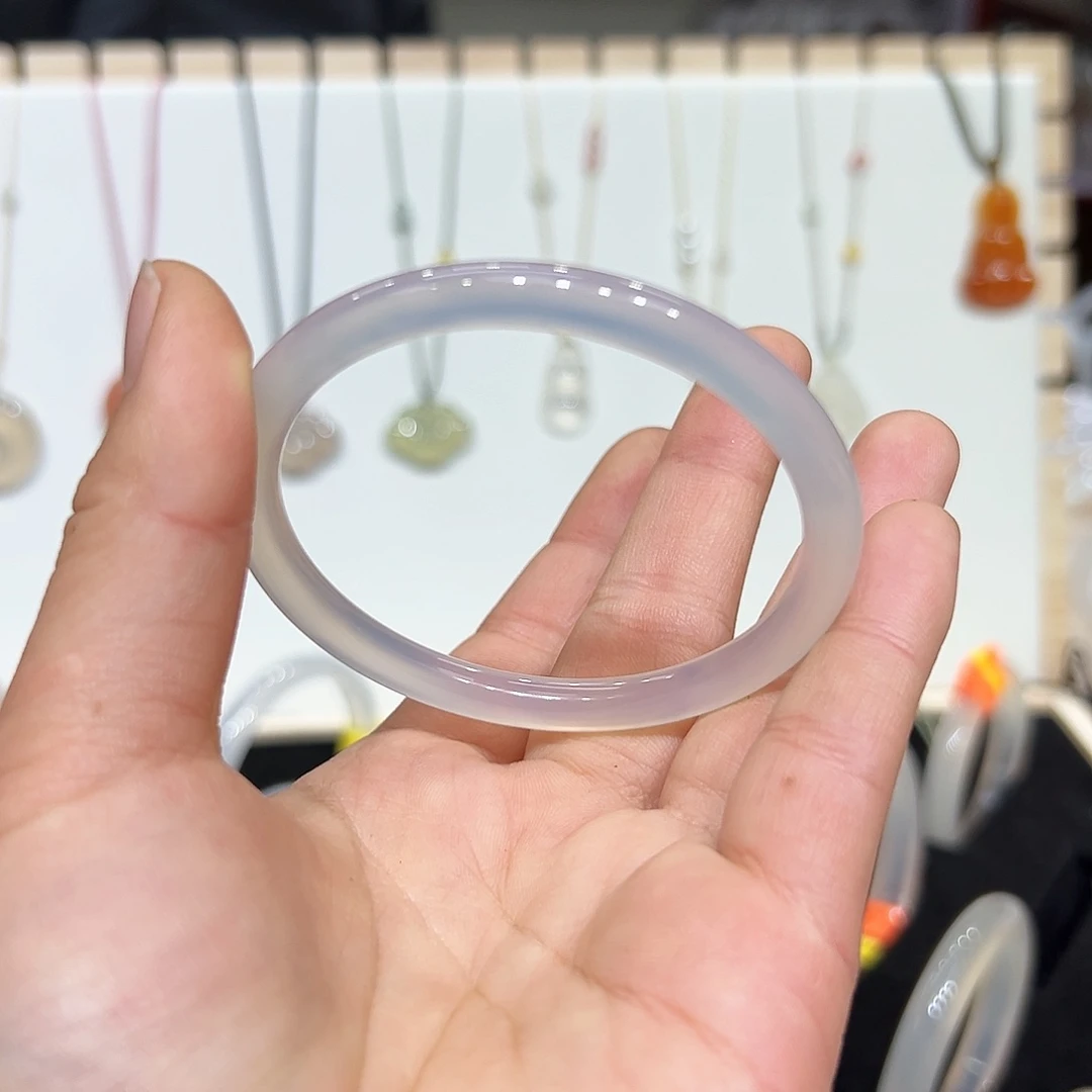 玛瑙/玉髓手镯未镶嵌柚***鱼