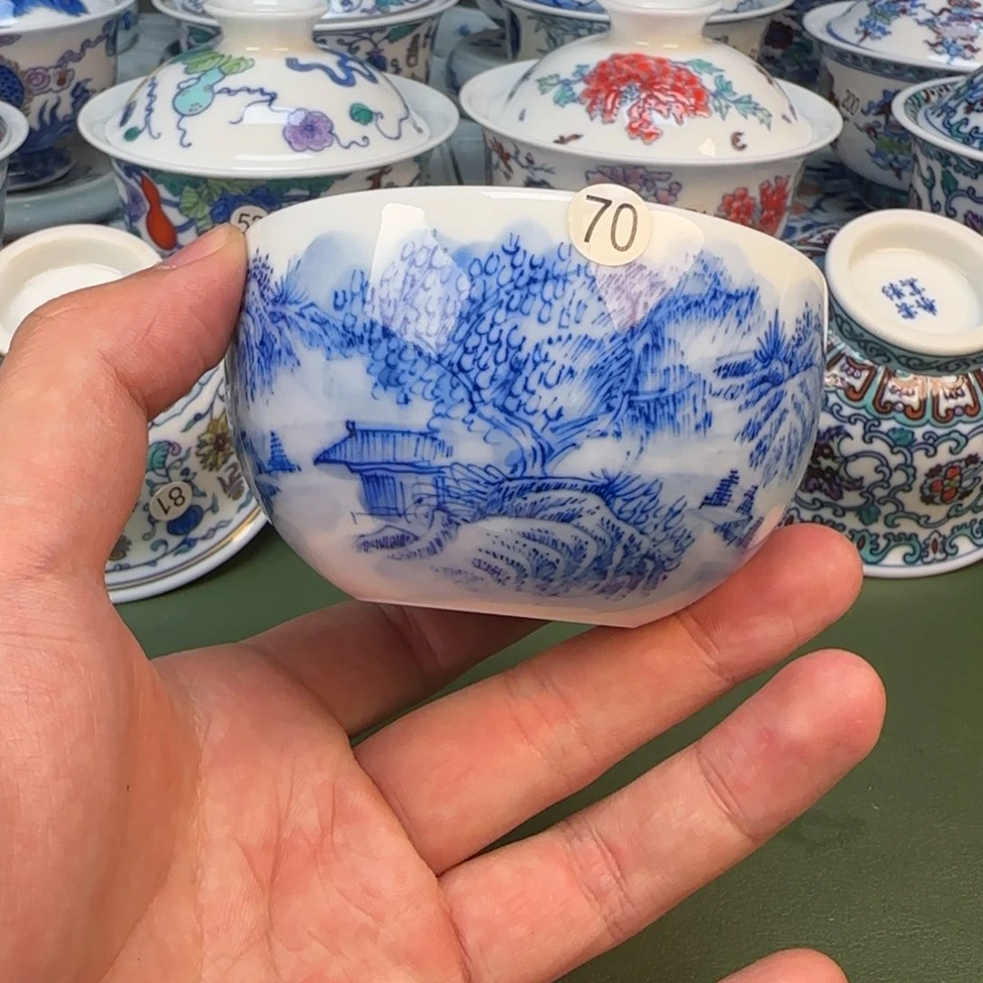 彦祖纯手工手绘茶具70