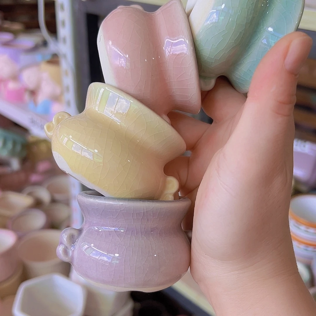 陶瓷花盆当场满12包邮