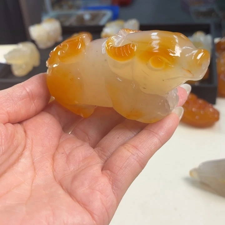 玛瑙/玉髓吊坠(不含链)未镶嵌