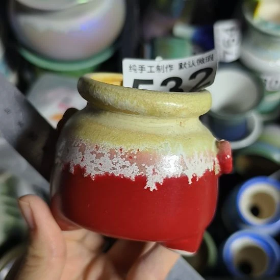 景德镇高温陶瓷：内5口高7.5