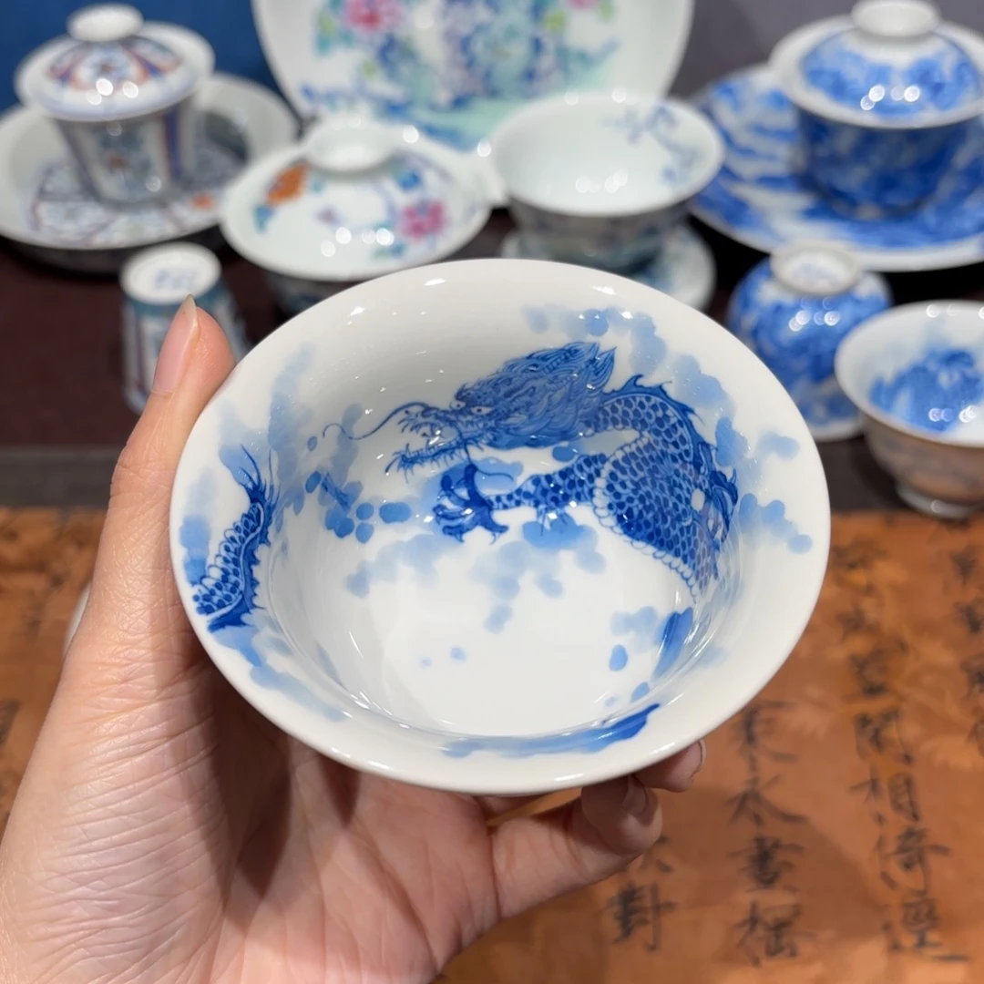 瓷片景德镇纯手工手绘