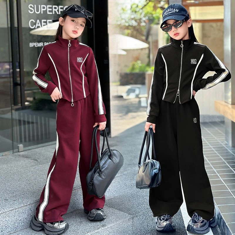 巴拉巴拉男孩女孩女童套装春装女孩中大童2025新款洋气儿童春秋季