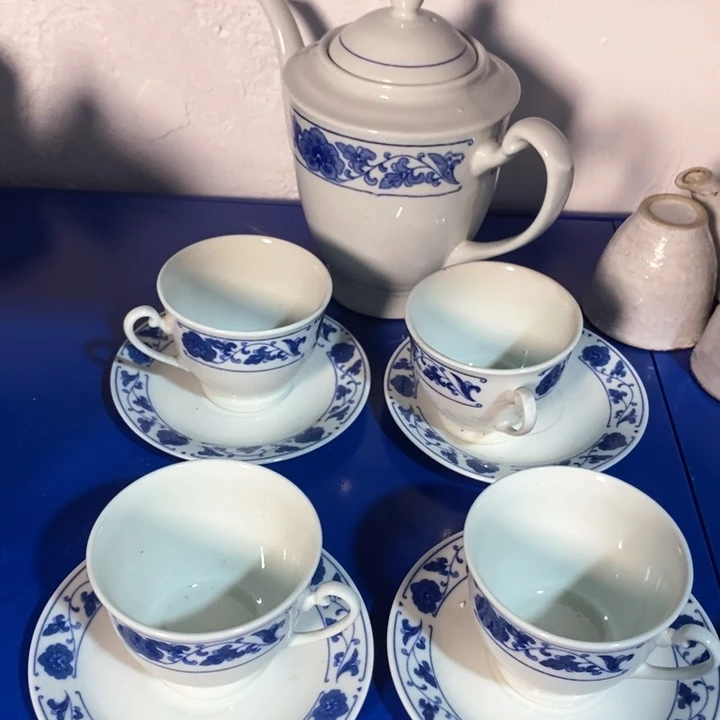 瓷片四厂翡翠瓷茶具