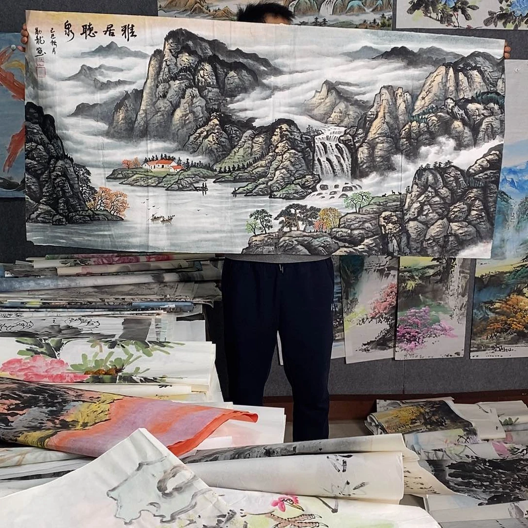 国画手写手绘国画作品136