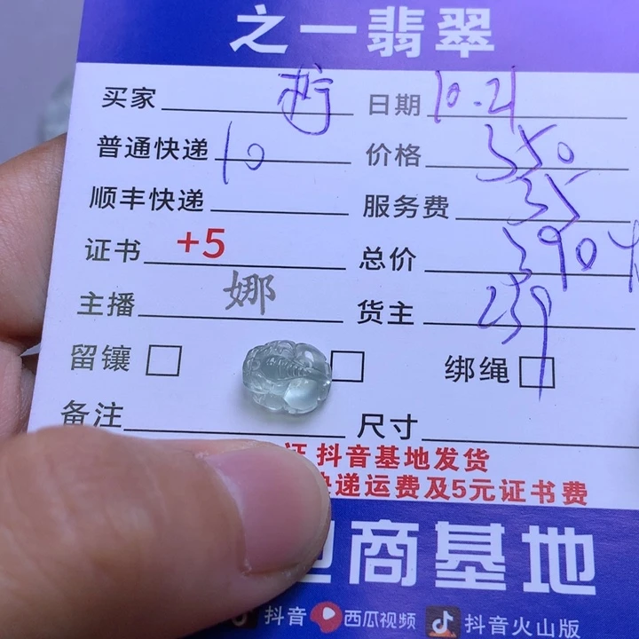 颈饰未镶嵌翡翠柠*
