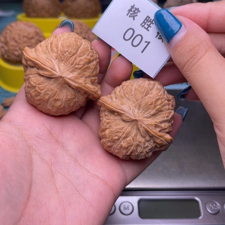 把件文玩核桃南瓜墩46.001