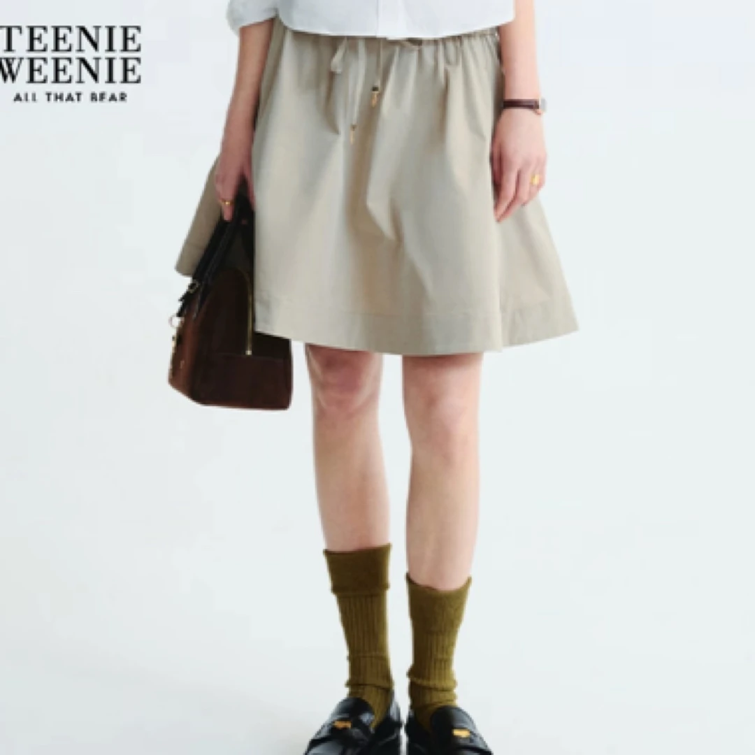 Teenie Weenie小熊半身裙女25年早秋新款TTWH253801W