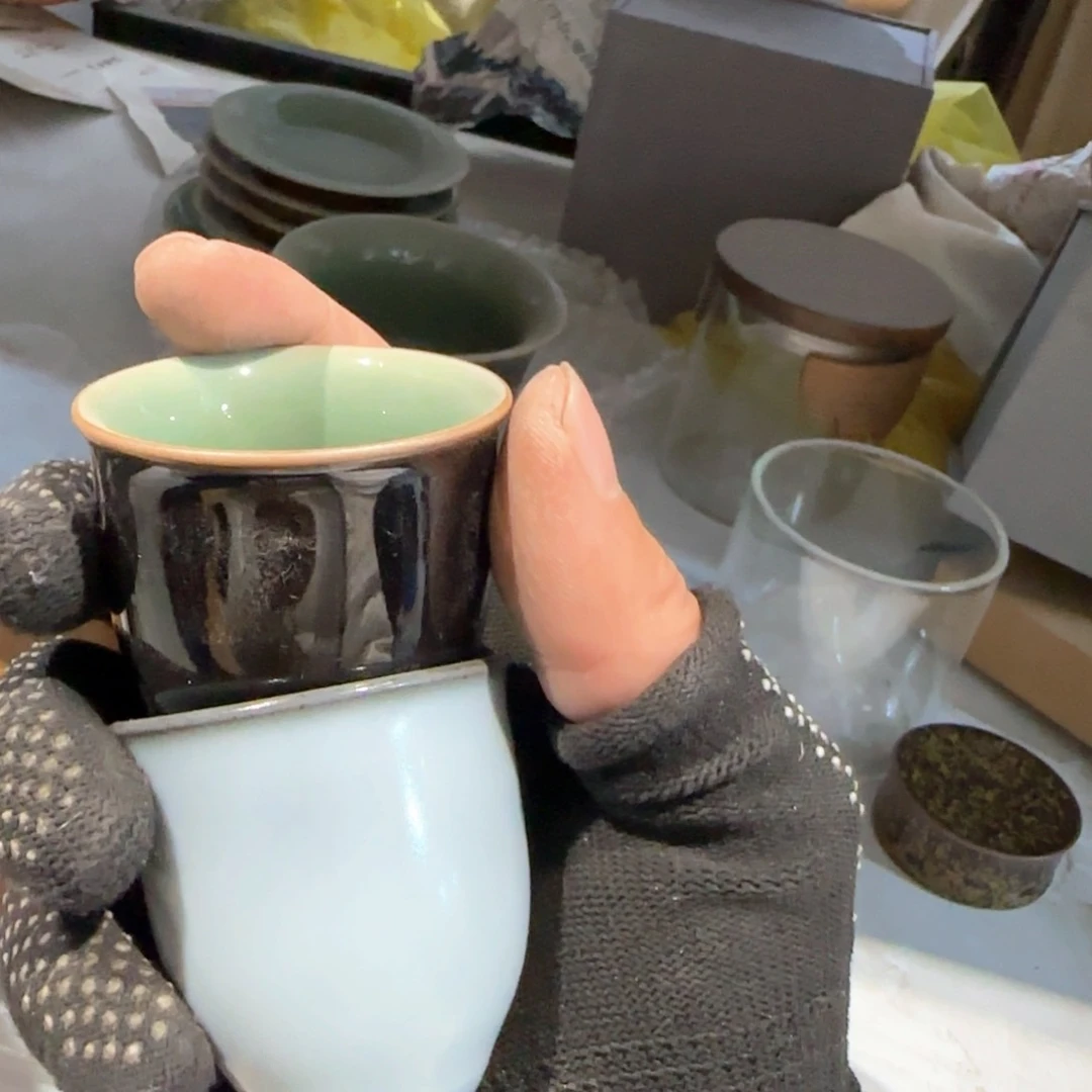 小金茶器青瓷茶具