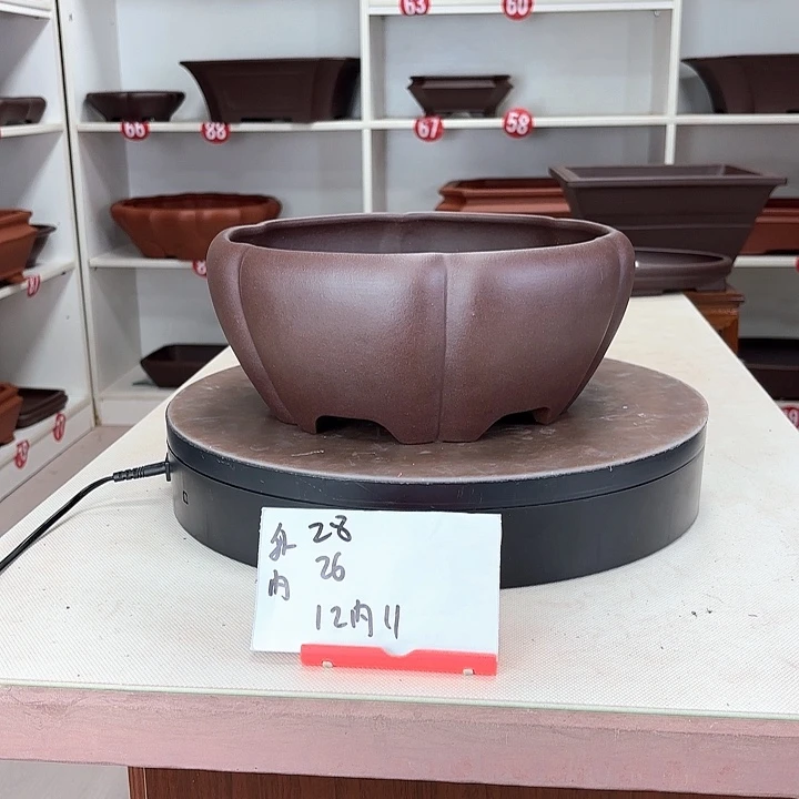 紫砂花盆深南瓜盆