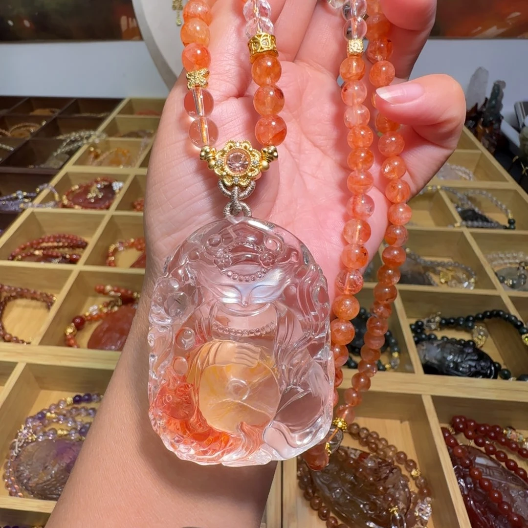 未镶嵌水晶颈饰九尾狐