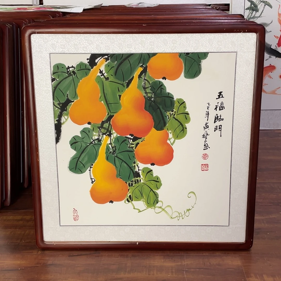 国画带框尺寸63*63厘米