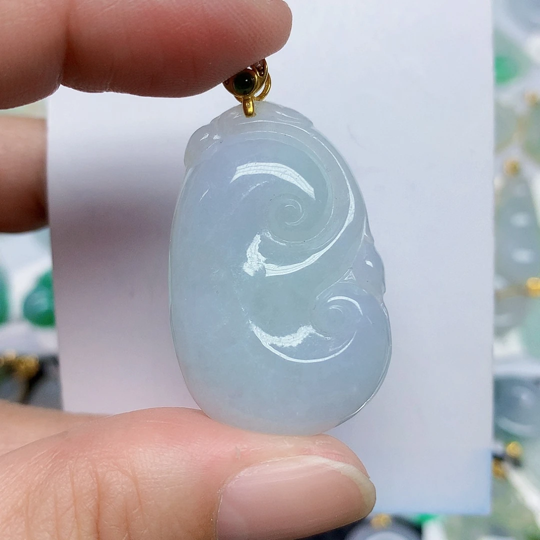 翡翠未镶嵌颈饰3457788