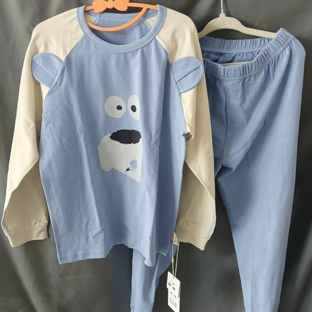 璐璇舒棉内衣男女童套装140-150尺码