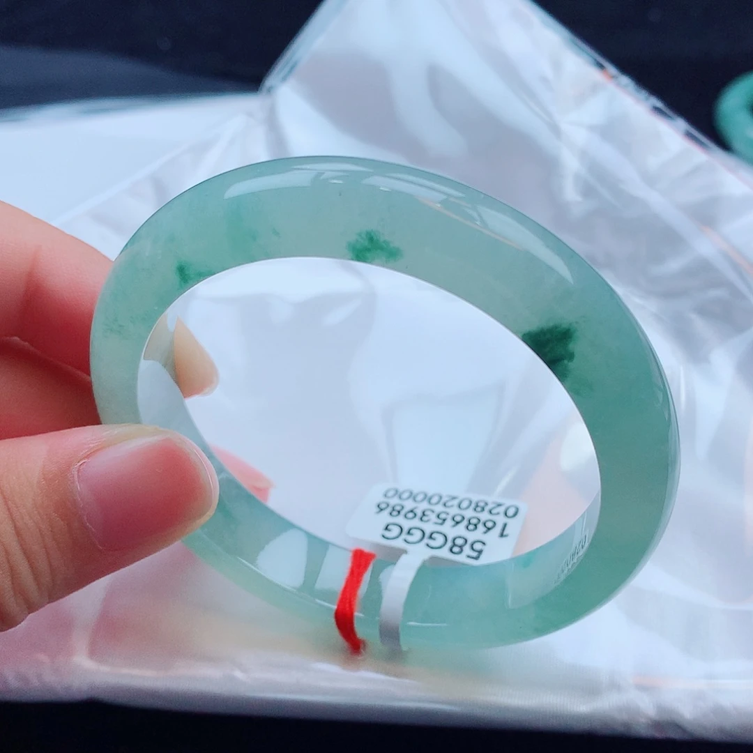 翡翠未镶嵌手镯天然缅甸翡翠A货手镯