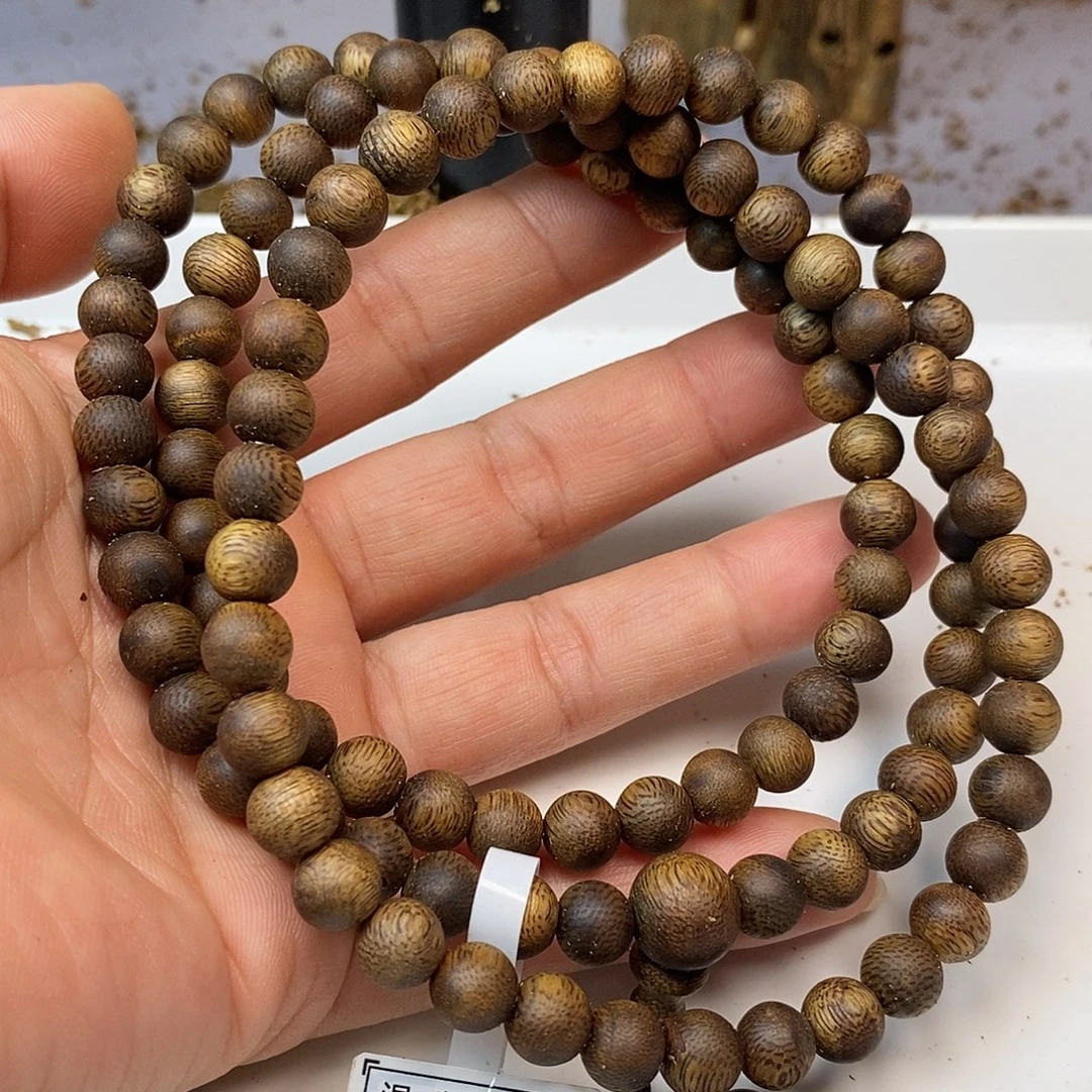 手串沉香绿棋楠规格0.8-21