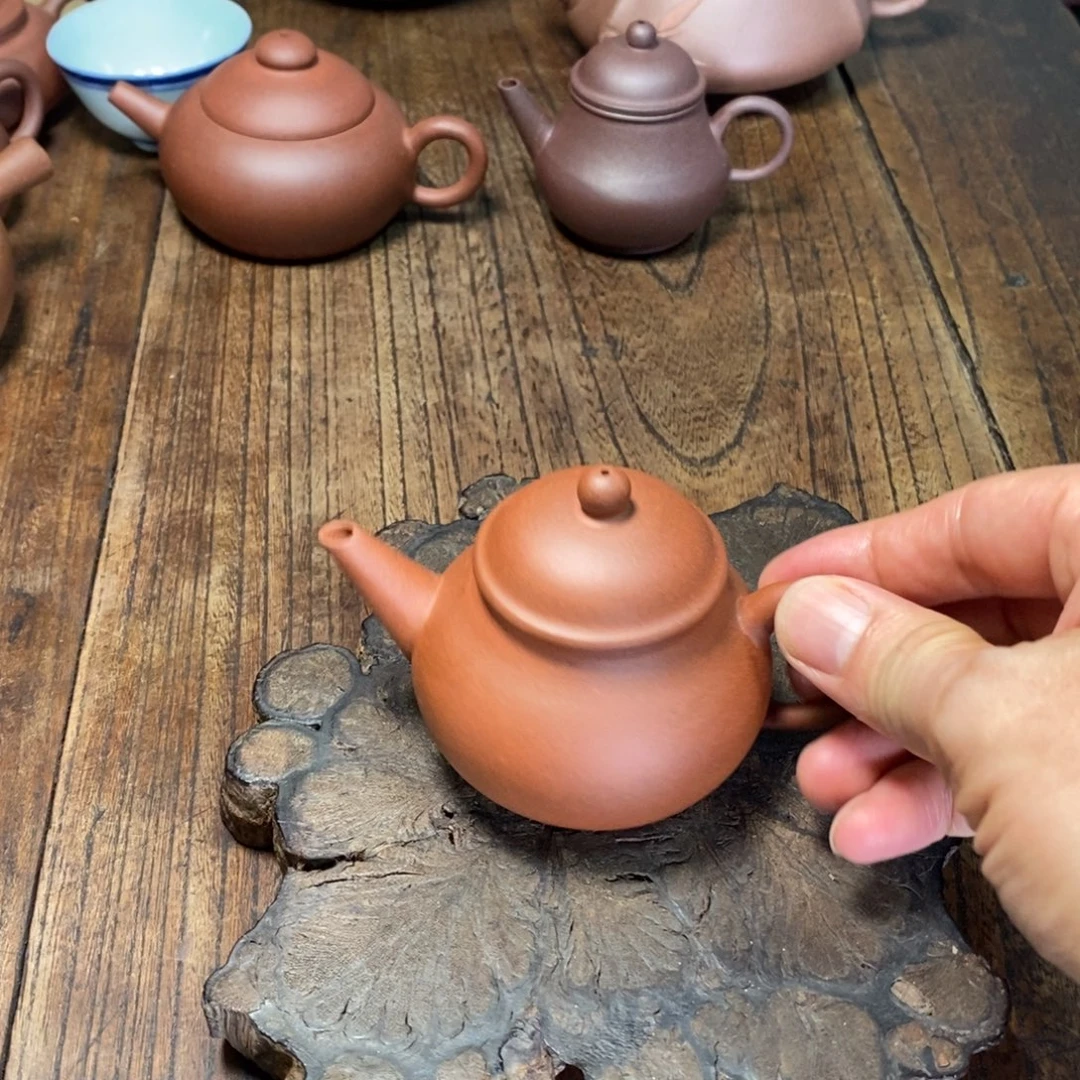 茶壶紫砂半手芭乐容量100cc