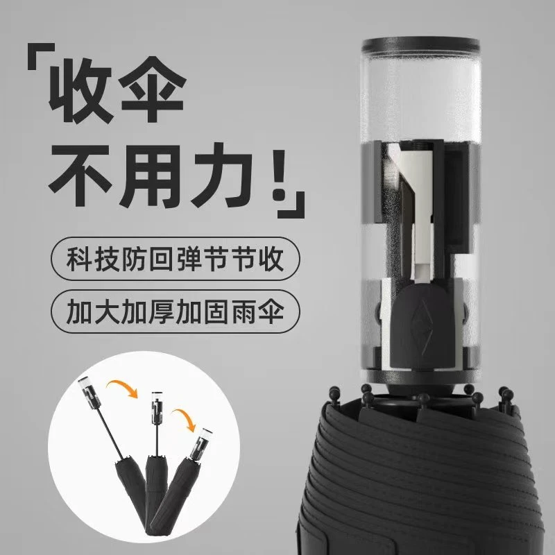科技【节节收防回弹】全自动折叠雨伞加大固防风晴雨两用防晒太阳伞