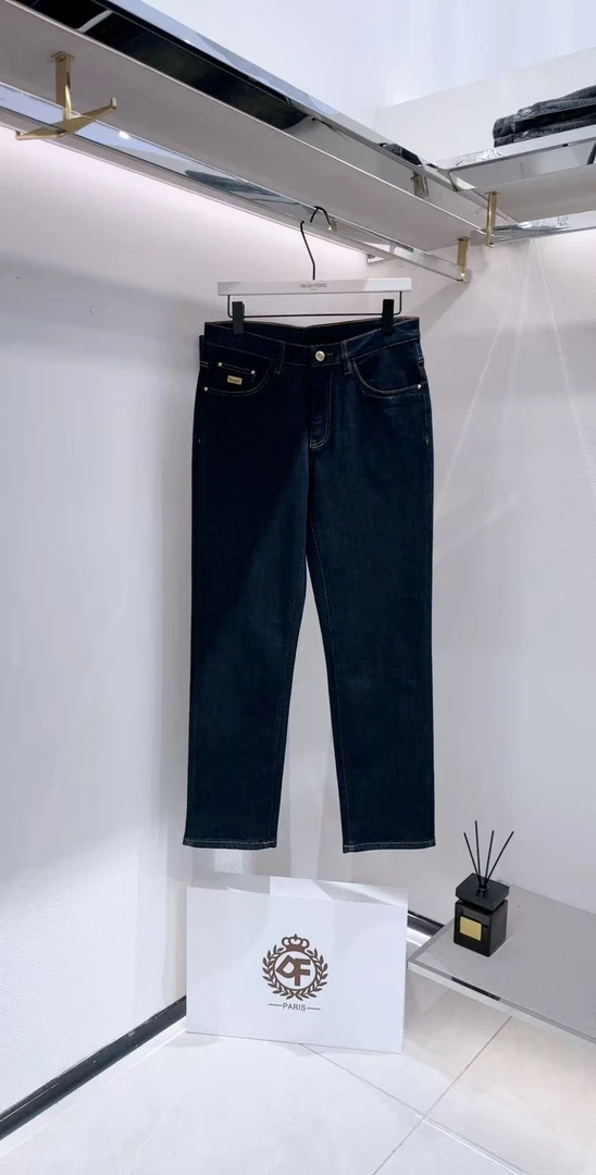 正品迪卡里奥费雷秋冬新品爆品轻奢痞帅高级感牛仔裤男款男装裤子