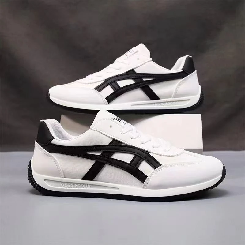 【正品】男鞋2025春夏透气开车休闲懒人鞋男士一脚蹬阿甘板鞋