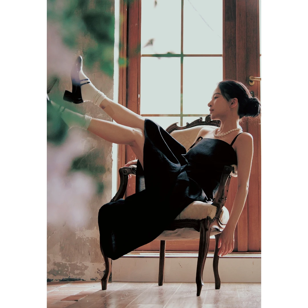 【赵大喜】小黑裙·香云纱 | 100真丝 经典赫本连衣裙 有口袋