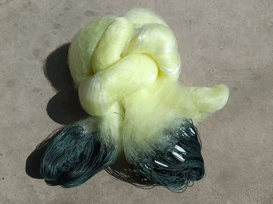 加粗黄丝0.30丝大鱼网粗丝三层沉网抓胖头草鱼花鲢鱼粗丝网粘网