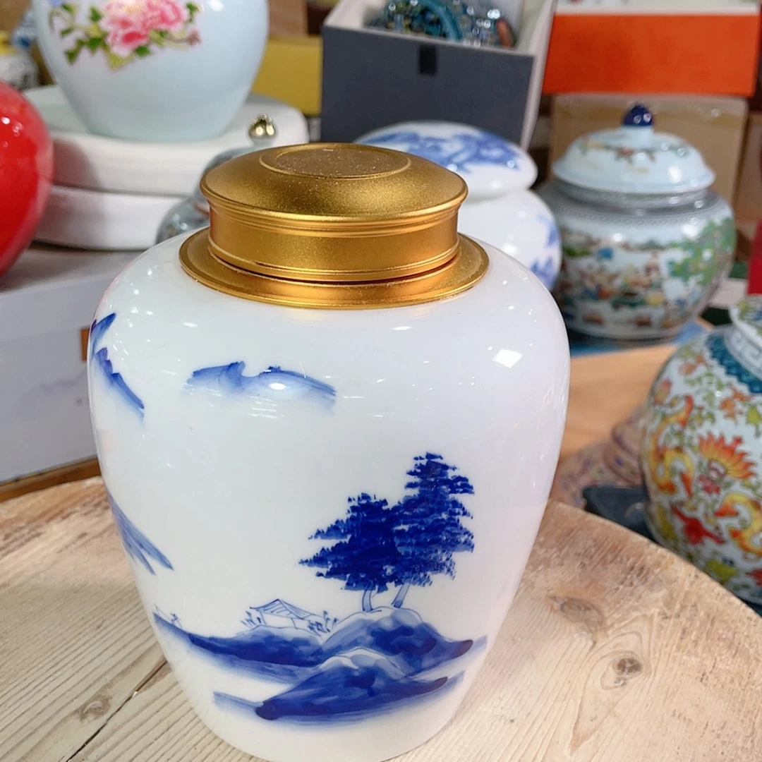 【闪购商品】罐陶瓷茶叶罐密封罐