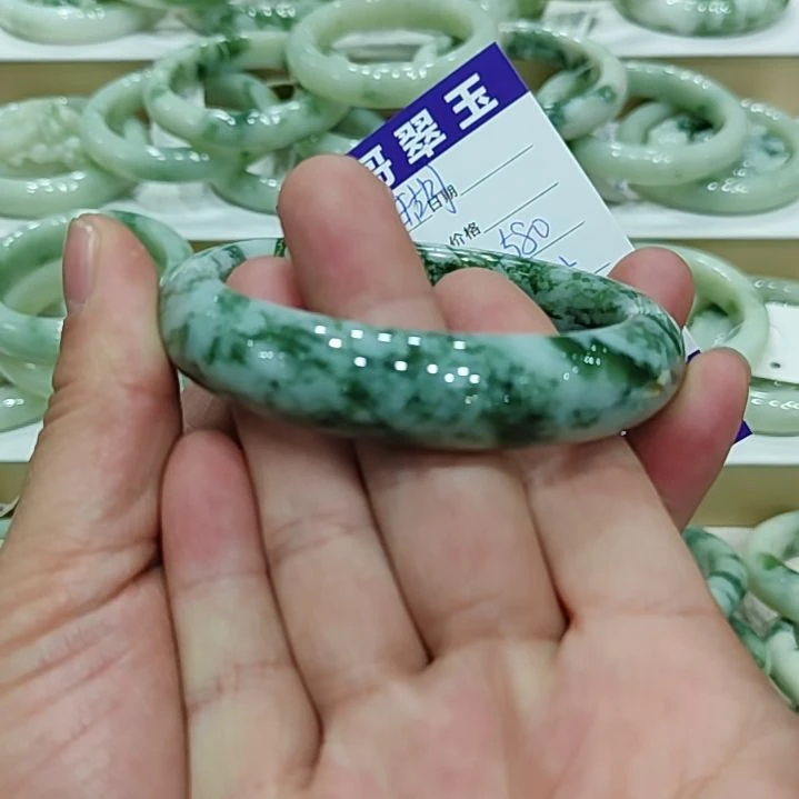 透闪石-蛇纹石玉手镯未镶嵌༺***༻