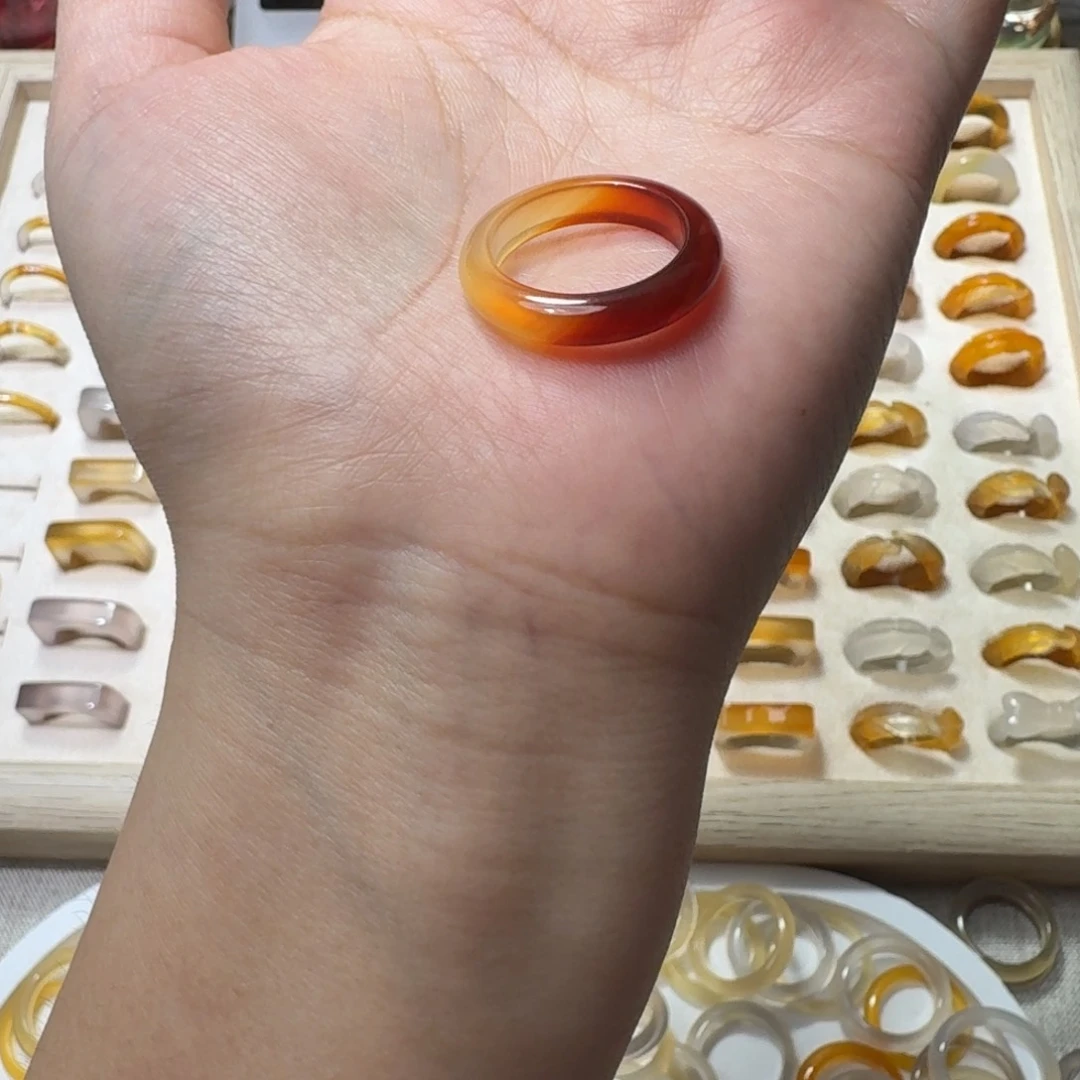 未镶嵌戒指玛瑙/玉髓755港16