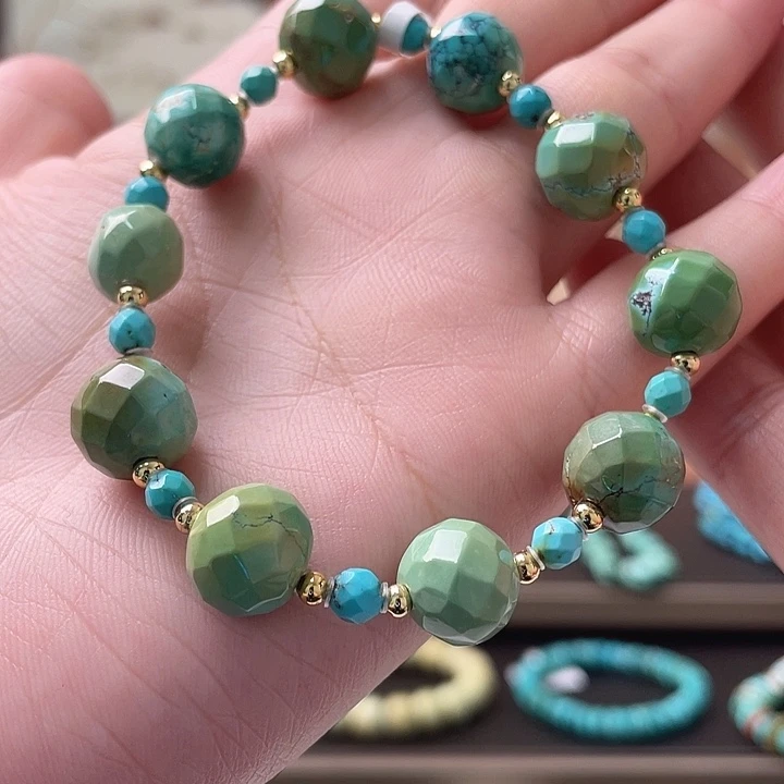 未镶嵌绿松石珠宝奇石易*