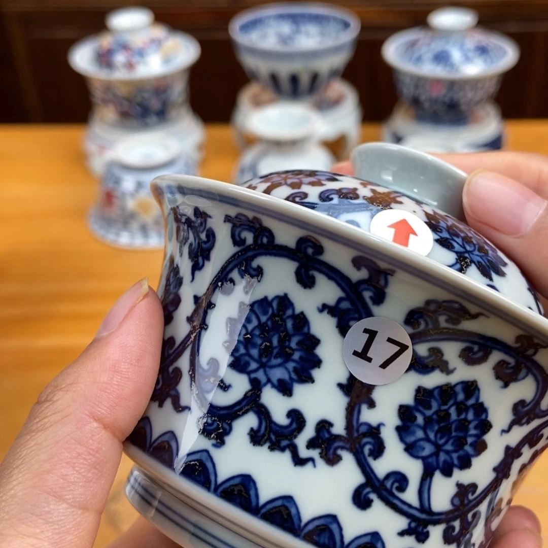 手绘现代茶具非古董