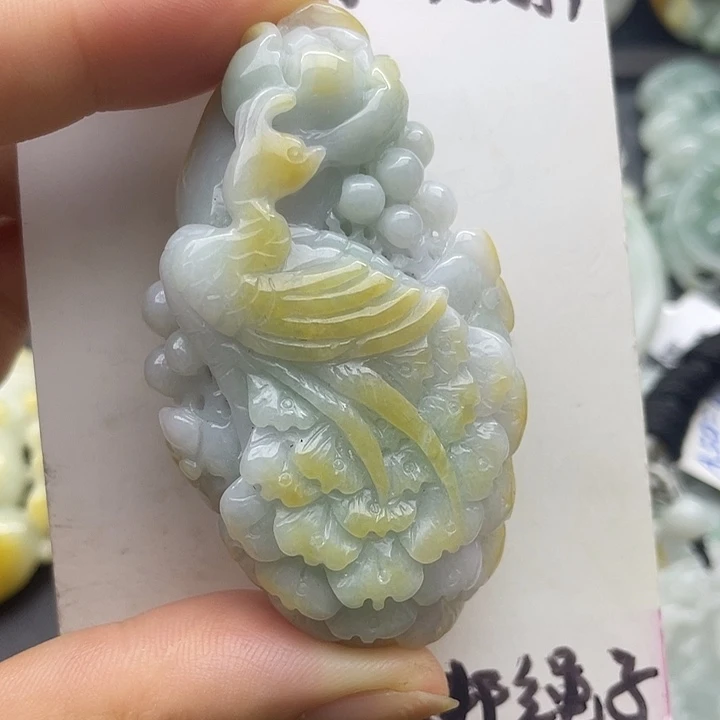 翡翠未镶嵌颈饰天然翡翠