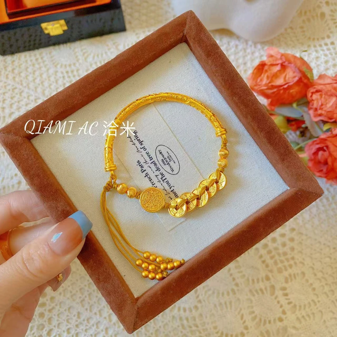 QIAMI AC 洽米高定【五帝半镯手链】新国潮时尚百搭复古款
