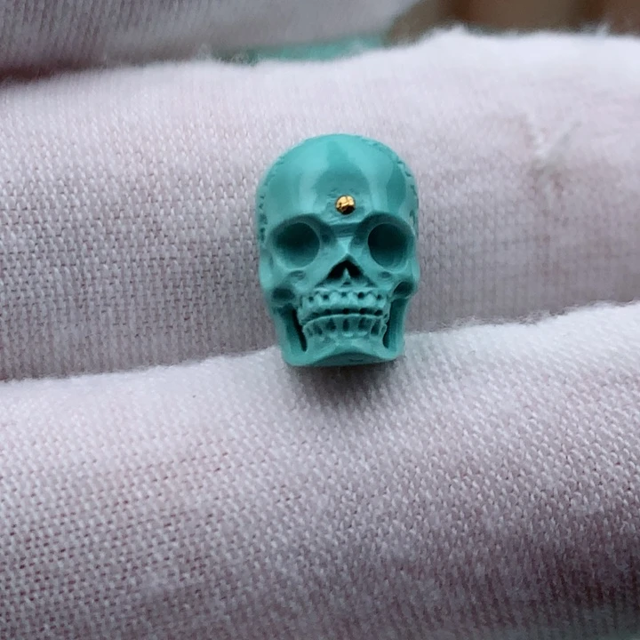 绿松石未镶嵌挂件