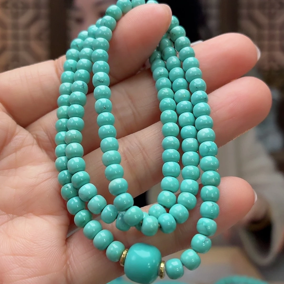 18K金镶嵌绿松石珠宝奇石