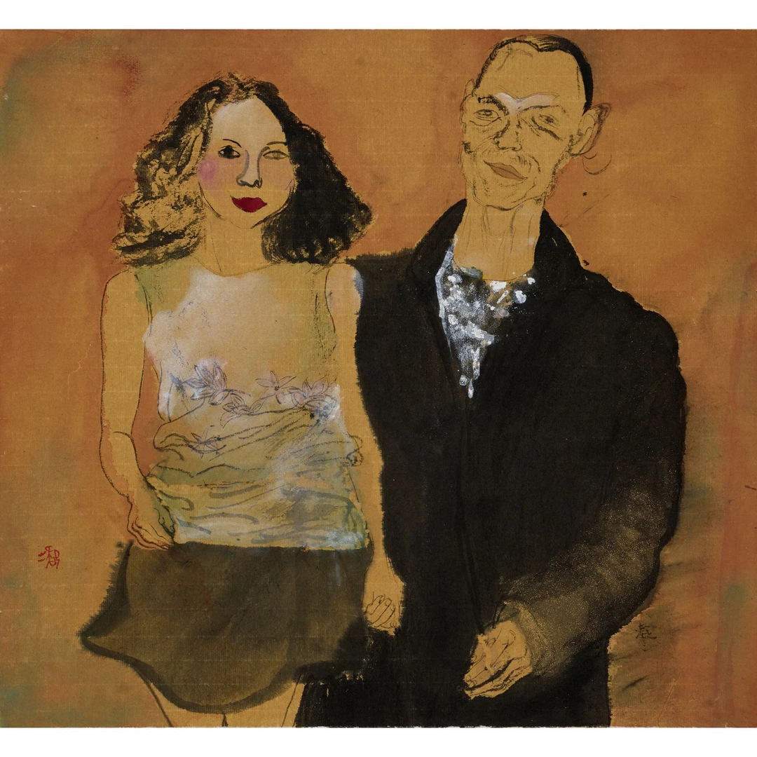 1141、云门张凝（b. 1977）【牵手】44.5*41cm