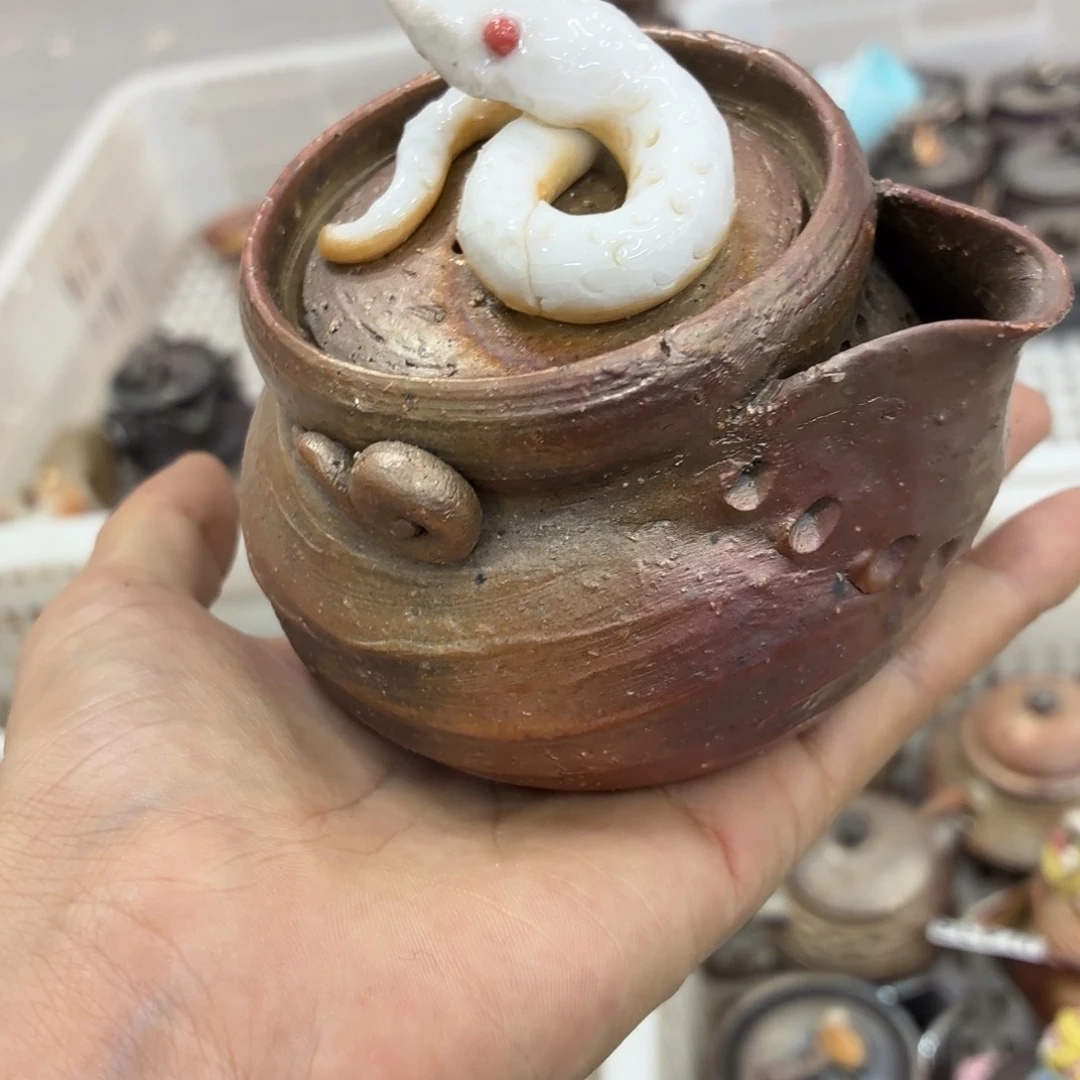 陶园柴烧，精品高货435裂纹