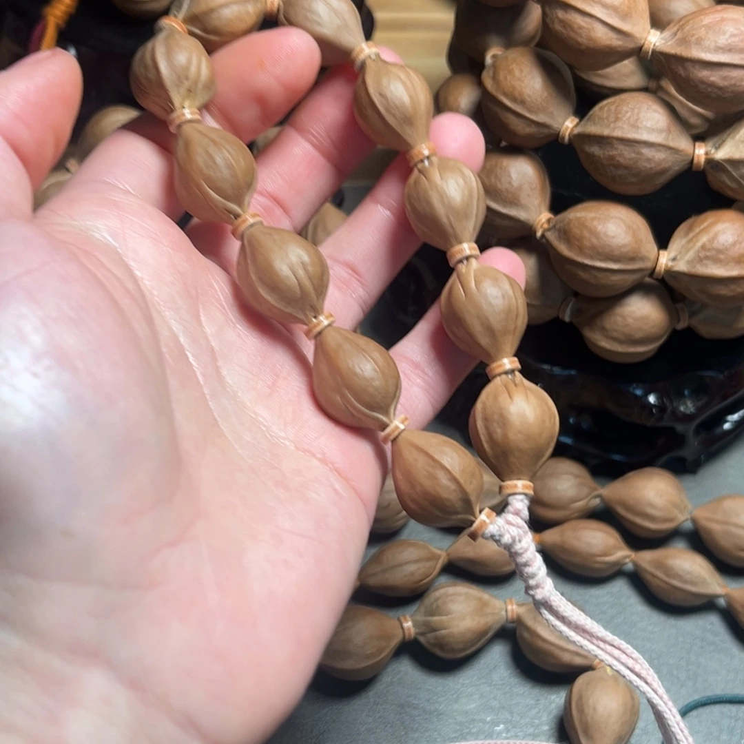 顶***呱手串/手链橄榄核15梅林铁核三花三面佛
