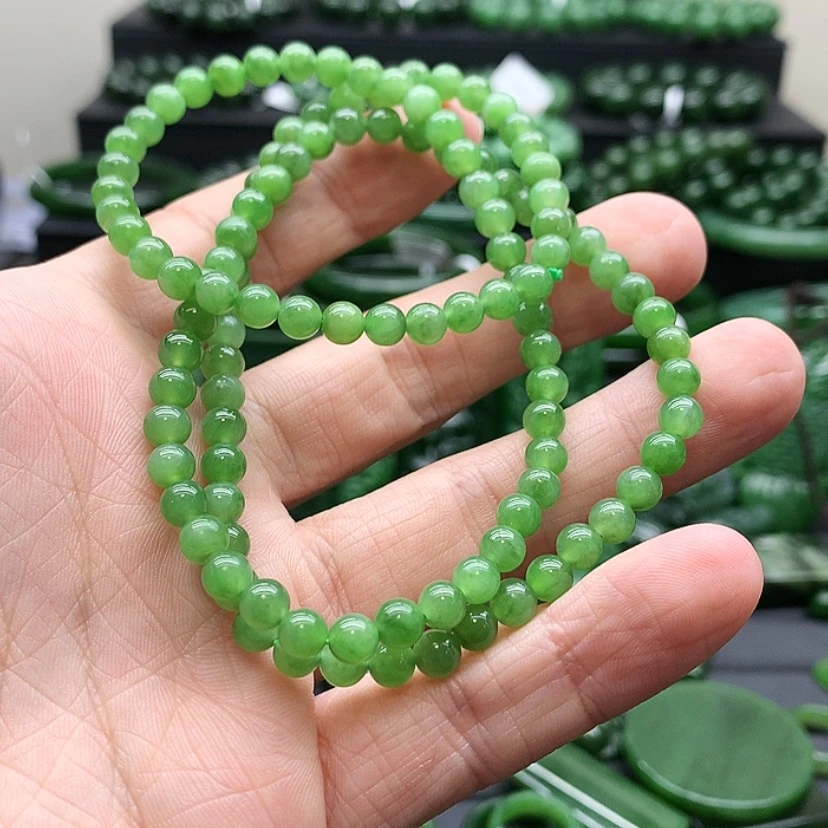 【闪购商品】和田玉（碧玉）手链未镶嵌