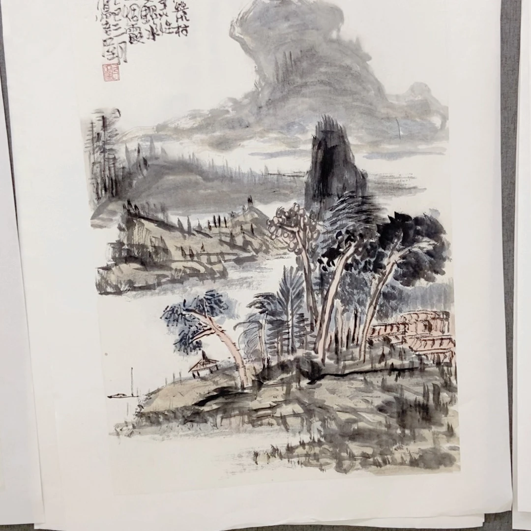 国画手写手绘国画180