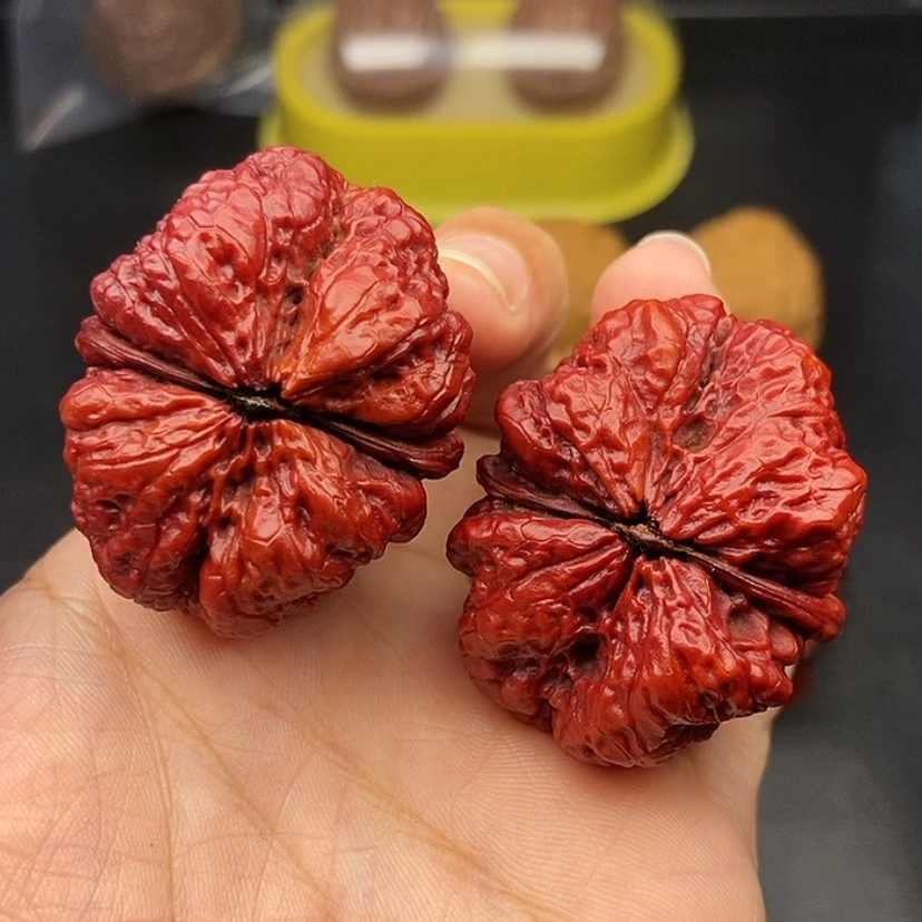 【闪购商品】把件文玩核桃41尺蝴蝶蟾