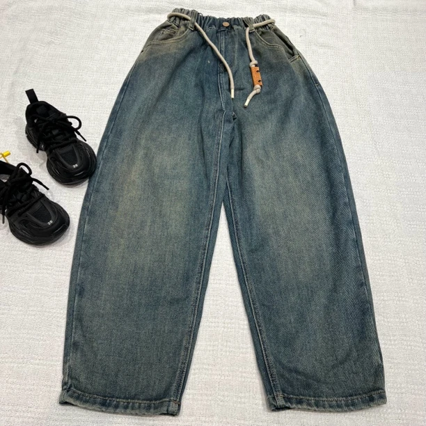 12005高端潮品时尚百搭设计款个性百搭牛仔裤B5-5-4