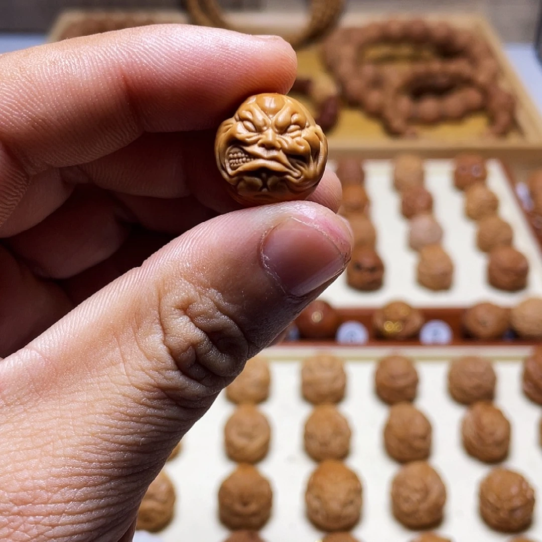 猴头核桃吊坠17左右猴头核桃恶僧