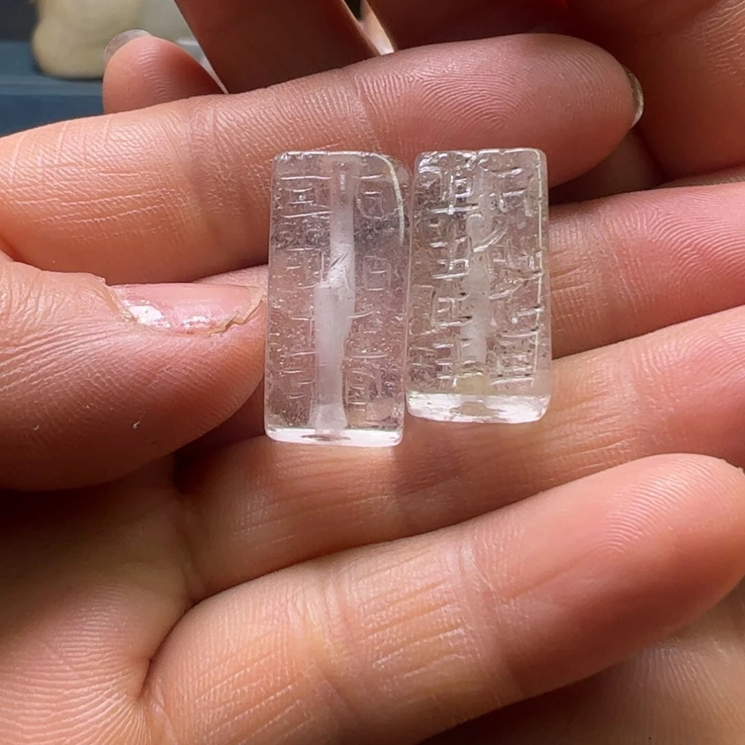 水晶颈饰未镶嵌水晶的珠子
