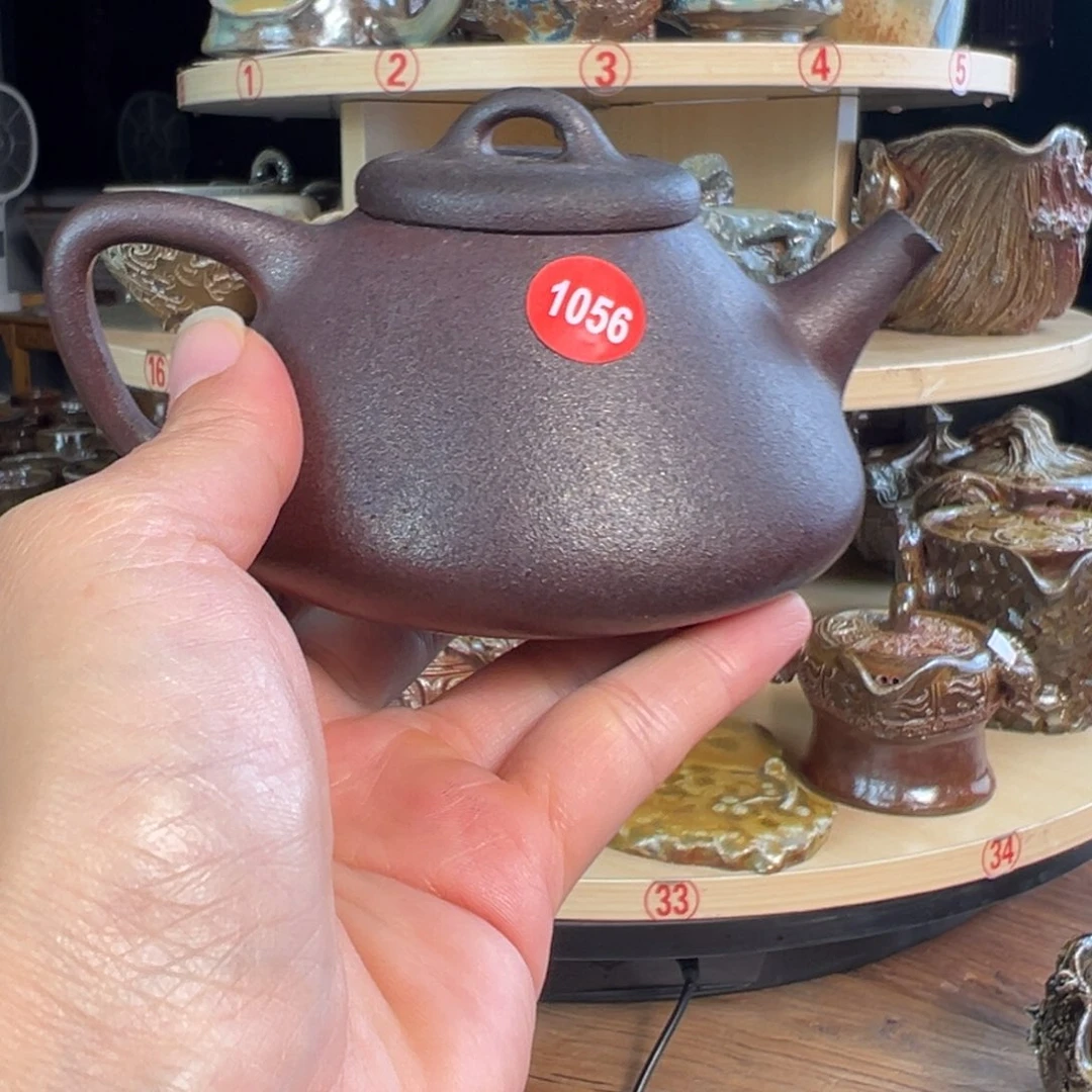 杯1056柴烧紫砂壶紫砂老紫泥