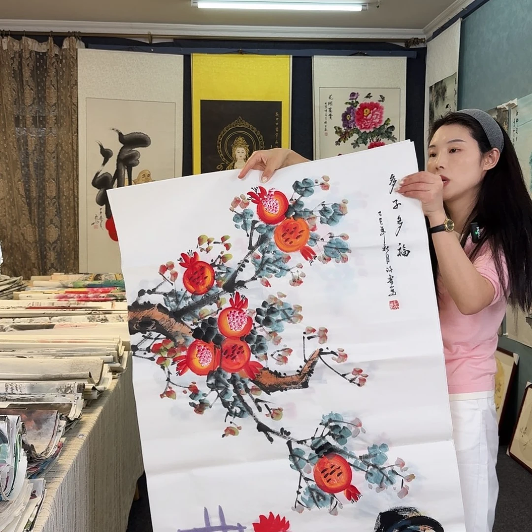 纯手绘国画作品作品